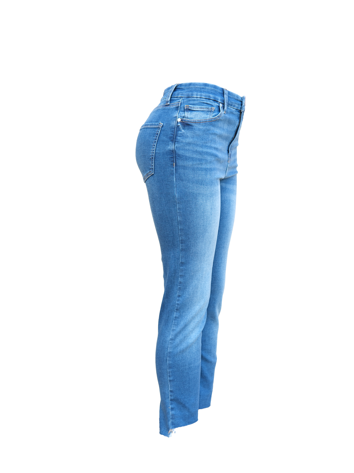 Mid-Rise Slim Straight