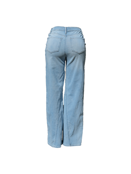Classic High-Waist Wide-Leg Jeans