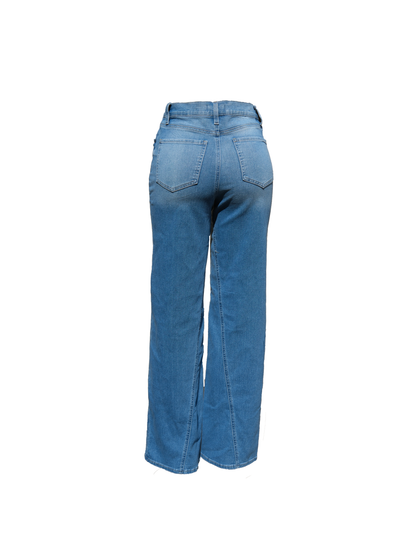 Classic High-Waist Wide-Leg Jeans