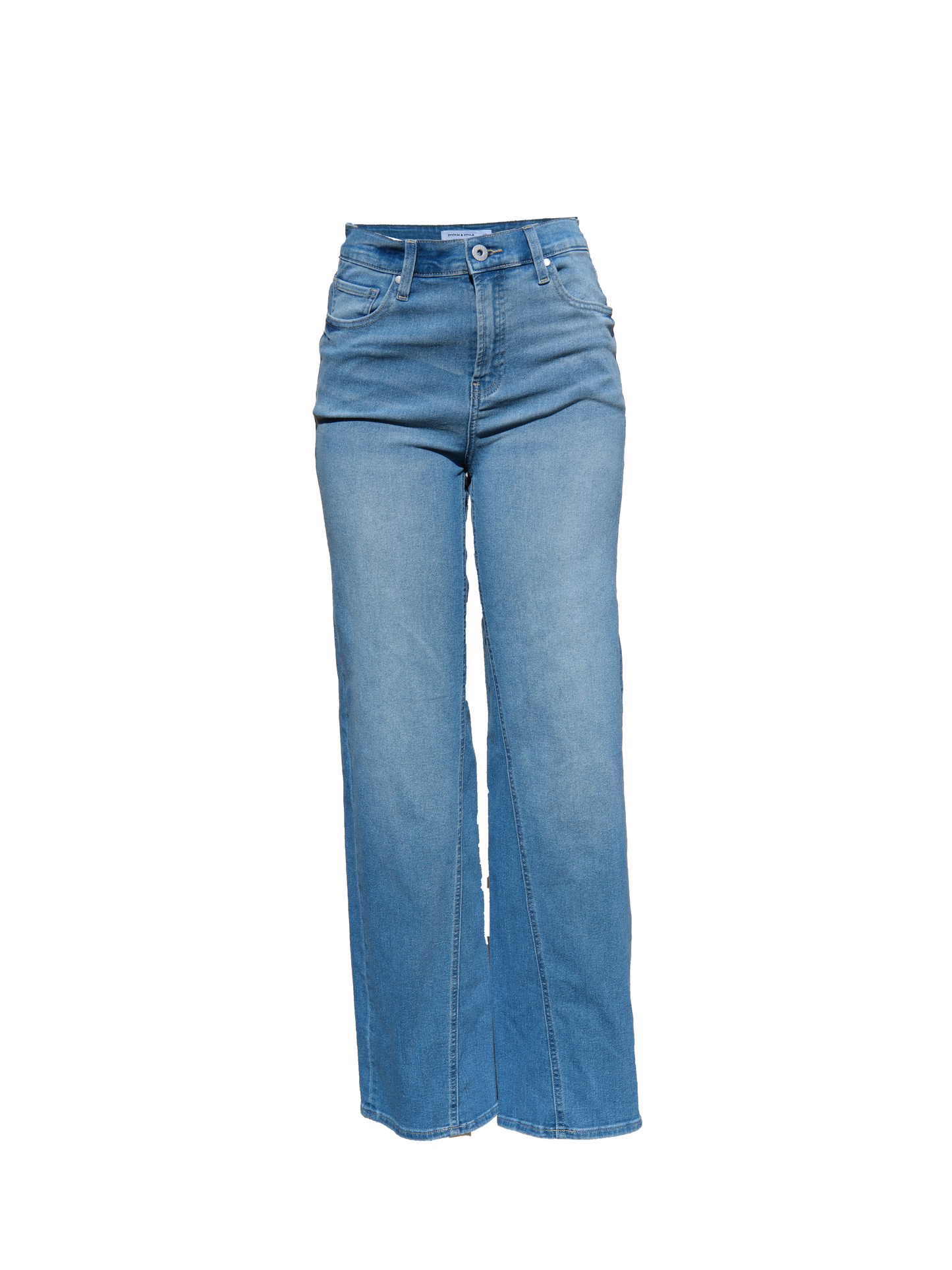 Classic High-Waist Wide-Leg Jeans