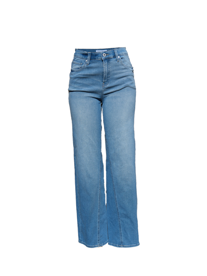 Classic High-Waist Wide-Leg Jeans