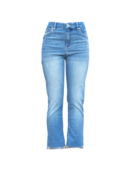 Mid-Rise Slim Straight