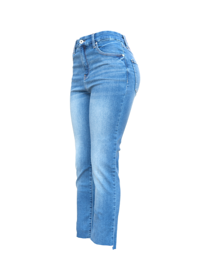 Mid-Rise Slim Straight