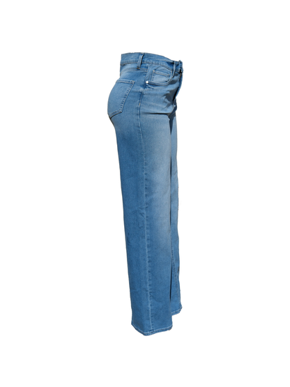 Classic High-Waist Wide-Leg Jeans